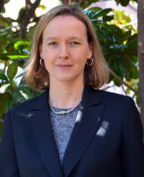 A photograph of Rebecca Fry, Ph.D.