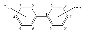 general chemical structure of chlorinated biphenyls