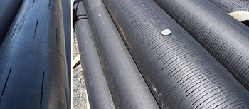 Examples of HDPE Well Screens Showing Vertical and Horizontal Slot (Courtesy of Directional Technologies, Inc.)